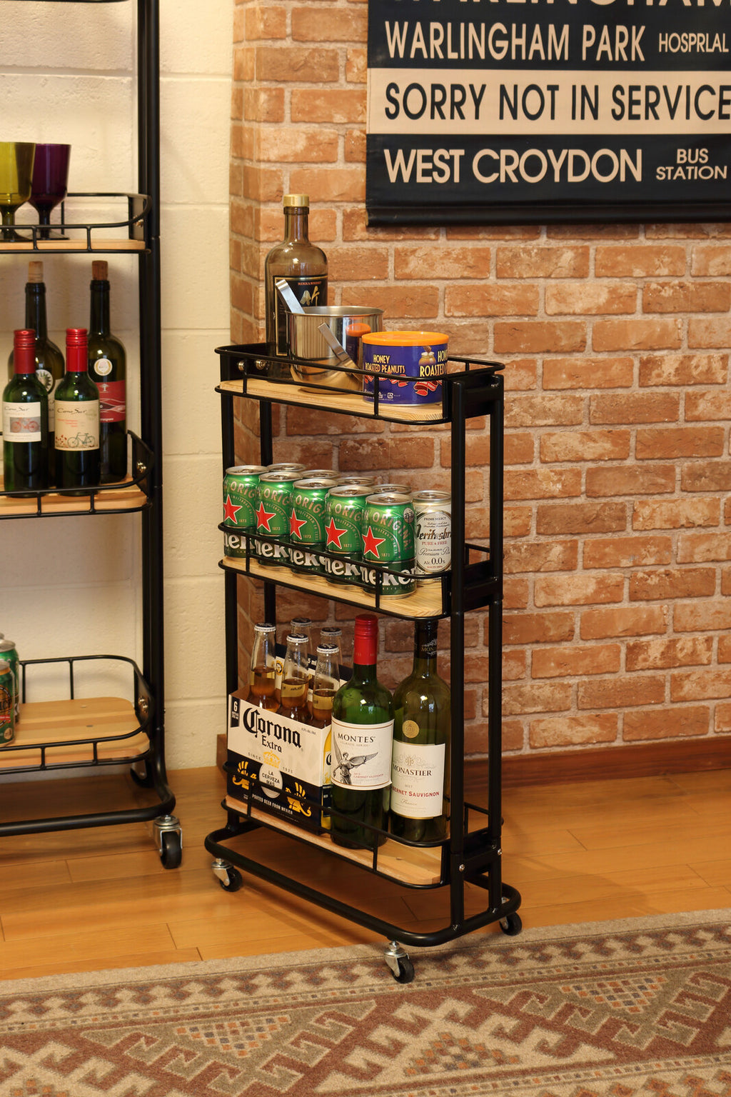 スリムラック ワゴン