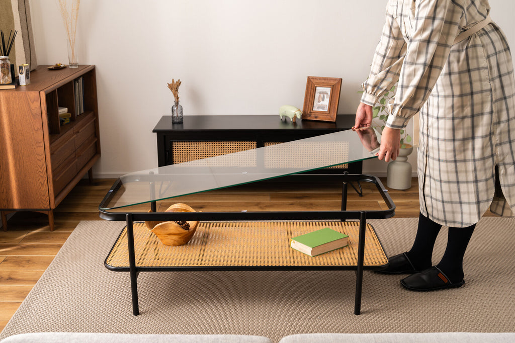 【モダン×ラタン】センターテーブル