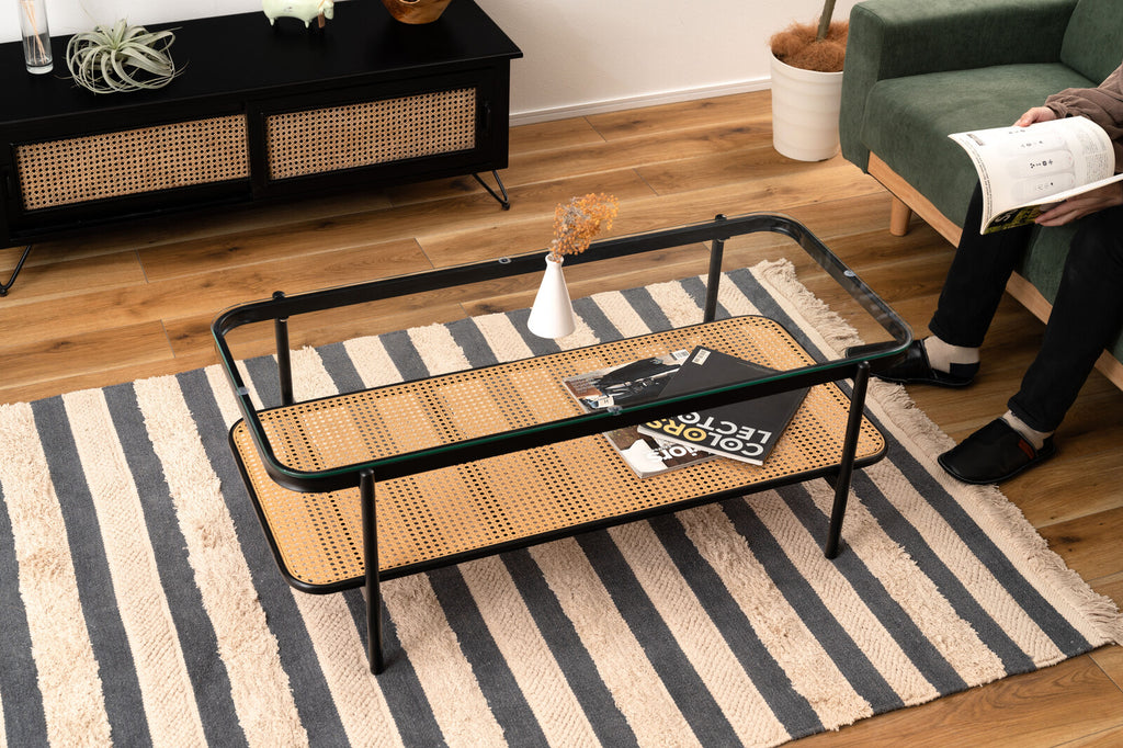 【モダン×ラタン】センターテーブル