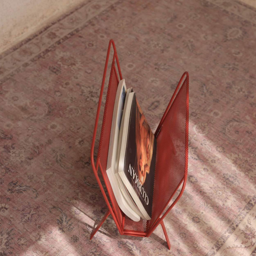 メタルメッシュ マガジンラック