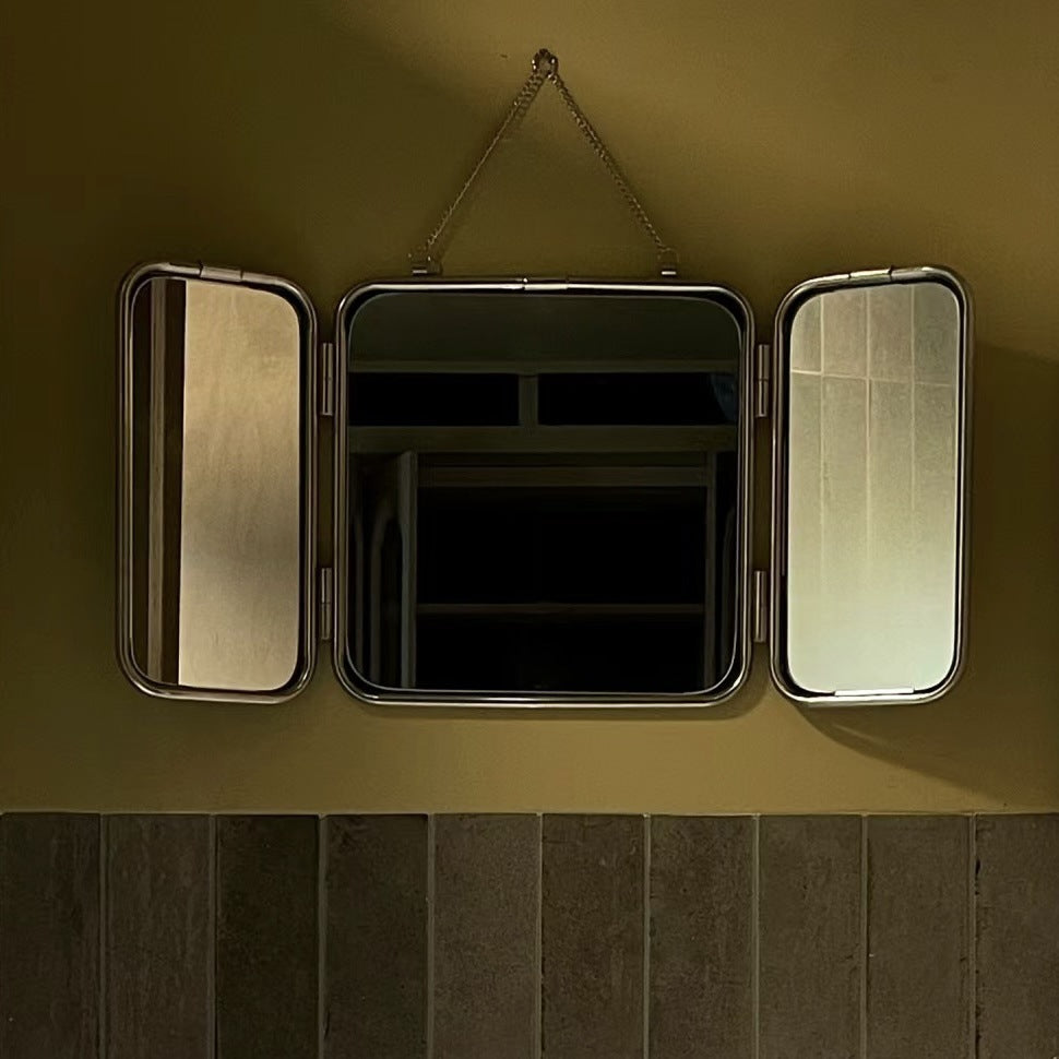 チェーン吊り下げ 三面鏡