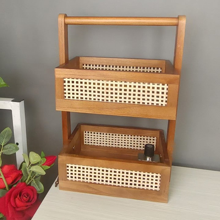 持ち手付き 卓上ラック