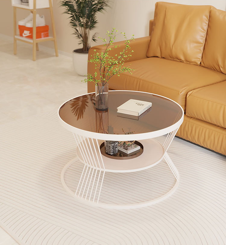 円形 ガラステーブル