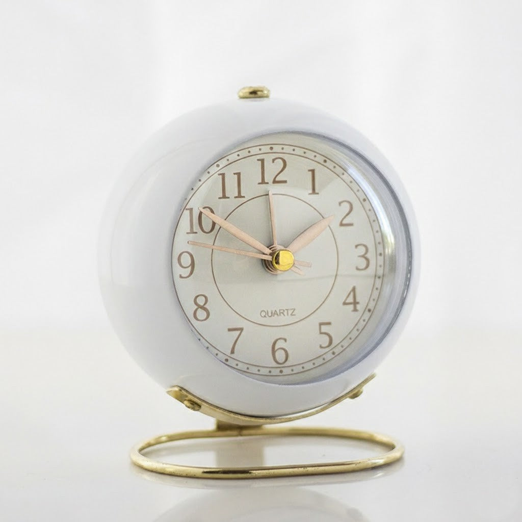 ラウンドレトロ 置き時計